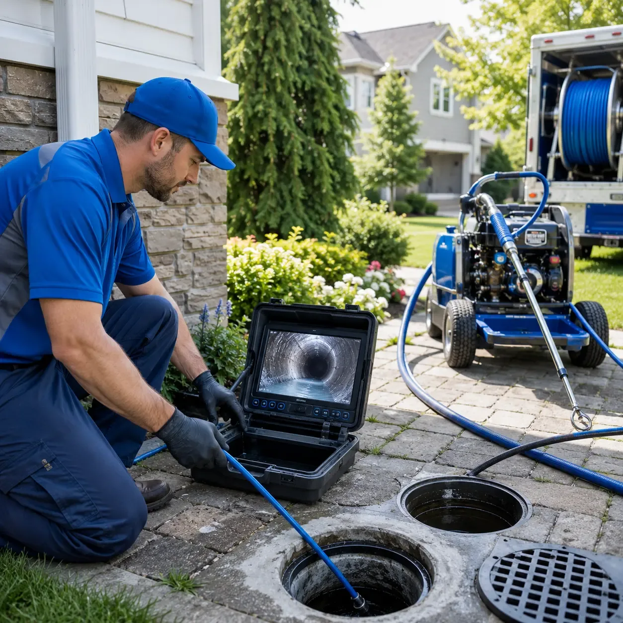 Outdoor drain cleaning professionals serving Nashville, IL
